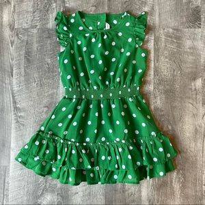 Janie and Jack polka dot ruffle dress